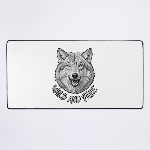 Item preview, WOLF: WILD AND FREE Silver designed and sold by The best online style shop.