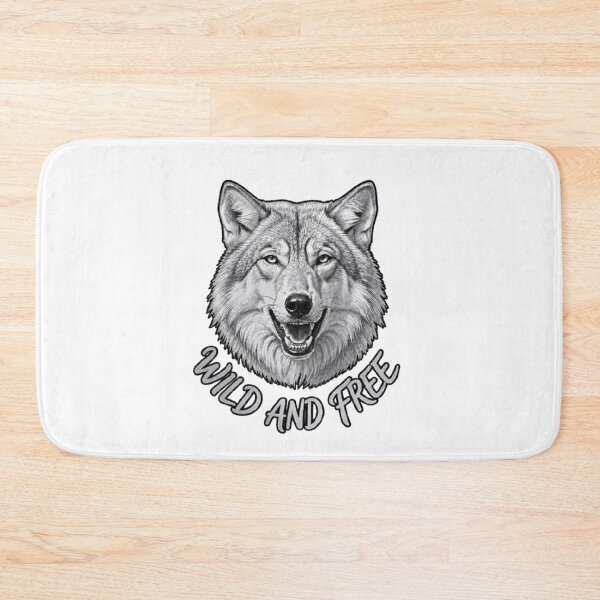 Item preview, WOLF: WILD AND FREE Silver designed and sold by The best online style shop.