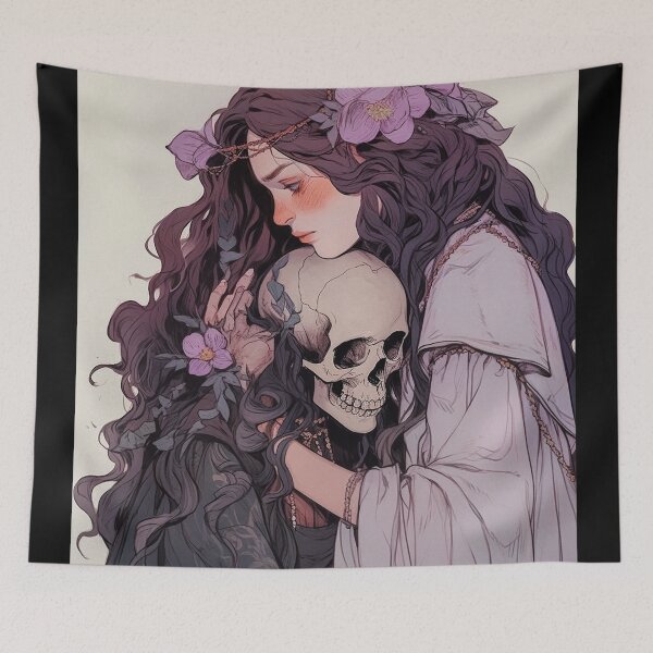 Item preview, Love Beyond Death – Eternal Gothic Romance Art designed and sold by · GAMING SOUL ·.