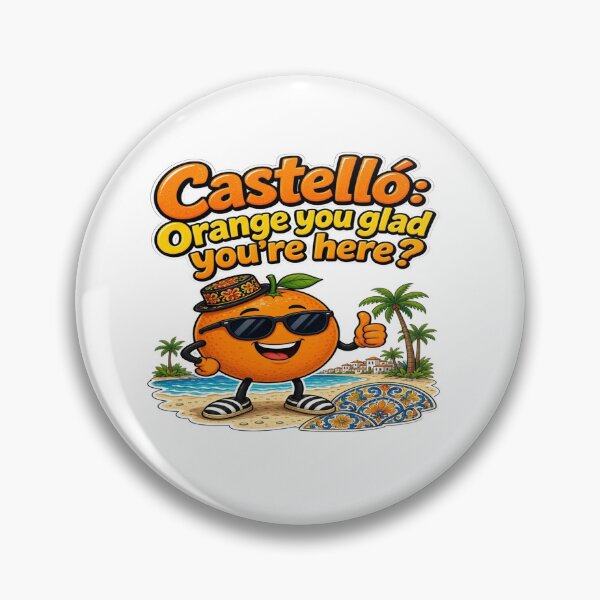 Item preview, Castelló Orange You Glad You're Here Spanish Tile Surfer T-Shirt designed and sold by Sushikidsntoddlers.
