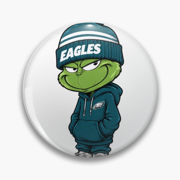 Item preview, Philadelphia Eagles Inspired Grinch Holiday Football Design designed and sold by Irene  Alcaniz.