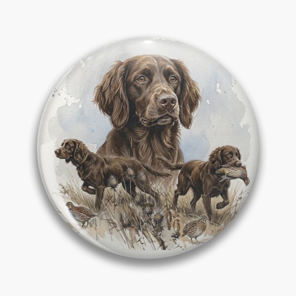 Item preview, Deutsch Langhaar Hunting Dog – Watercolor Sporting Dog Art designed and sold by TammyHunterArt.