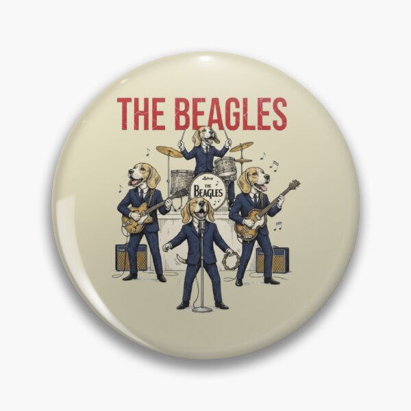Item preview, The Beagles Dog Band Funny 60s Rock Dog Vintage 60s Rock Gift Dog Lover Music Lover Gift designed and sold by FurRealStudioCo.