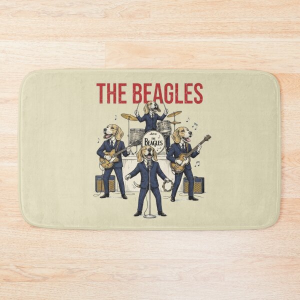 Item preview, The Beagles Dog Band Funny 60s Rock Dog Vintage 60s Rock Gift Dog Lover Music Lover Gift designed and sold by FurRealStudioCo.