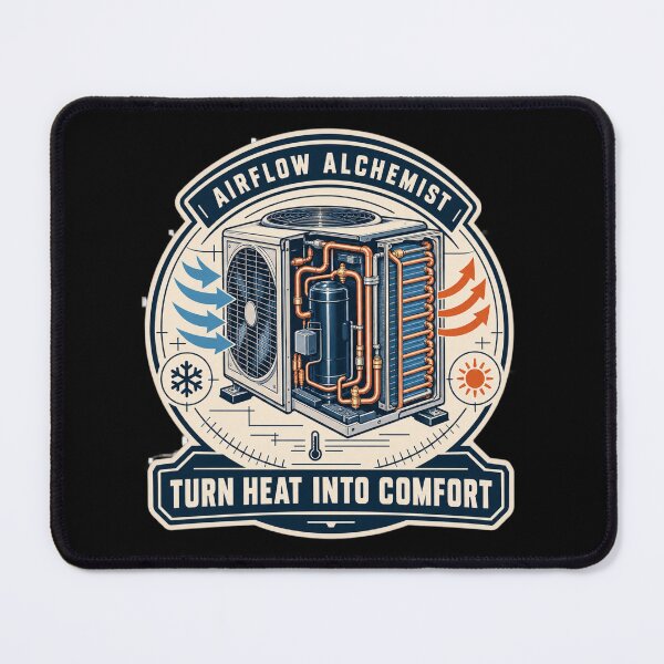 Item preview, Airflow Alchemist – HVAC Technician Vintage Engineering Art designed and sold by KarimXart.