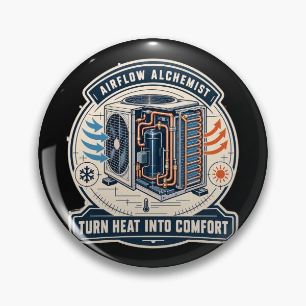 Item preview, Airflow Alchemist – HVAC Technician Vintage Engineering Art designed and sold by KarimXart.
