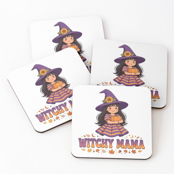 Item preview, Witchy Mama Halloween Shirt - Cute Retro Witch Tee designed and sold by Gurrteg.