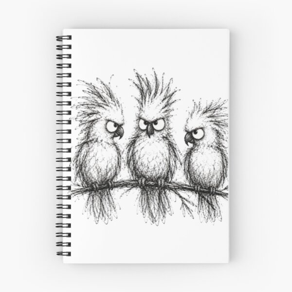 Item preview,  3 Kookaburras Doodle Drawing designed and sold by BRETT'S ART STUDIO.