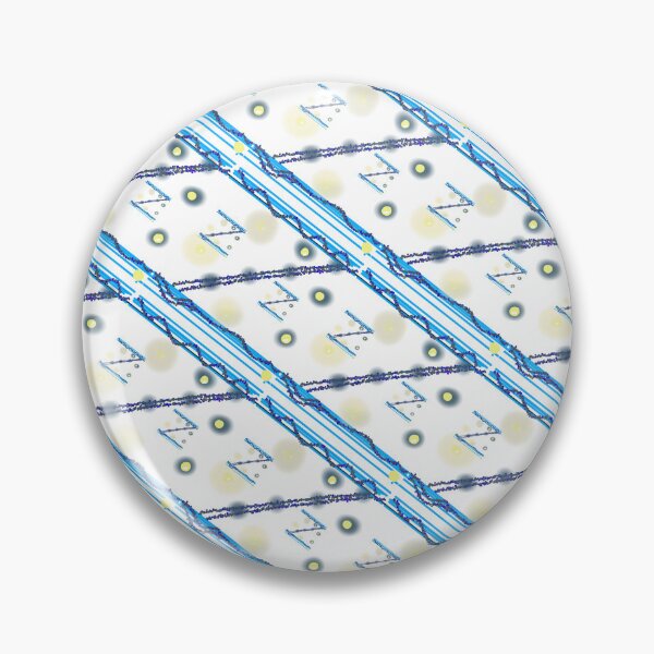 Item preview, ​Futuristic Blue Diagonal Pattern designed and sold by The Mandala Oasis.