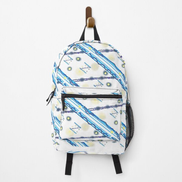 Item preview, Futuristic Blue Diagonal Pattern designed and sold by The Mandala Oasis.