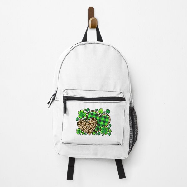 Item preview, St Patrick's Day Hearts Lucky Clover Leopard Cowhide designed and sold by ArtDesignTp.