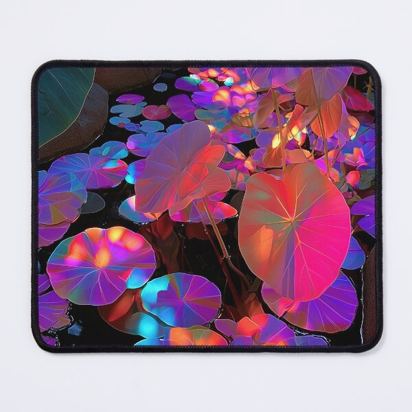 Item preview, Vibrant Neon Botanical Dreamscape Wall Art designed and sold by colorful-white.