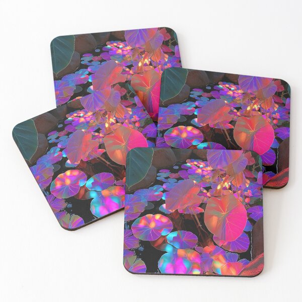 Item preview, Vibrant Neon Botanical Dreamscape Wall Art designed and sold by colorful-white.