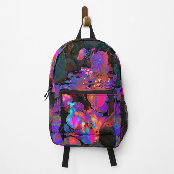 Item preview, Vibrant Neon Botanical Dreamscape Wall Art designed and sold by colorful-white.