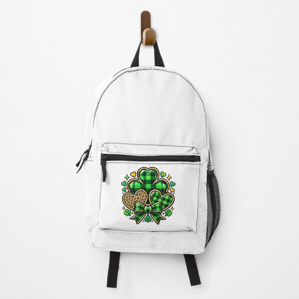 Item preview, St Patrick's Day Hearts Leopard Cowhide Lucky Clover designed and sold by ArtDesignTp.