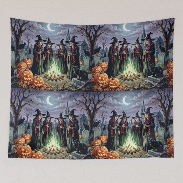 Item preview, Halloween Witches Coven designed and sold by casamomo.