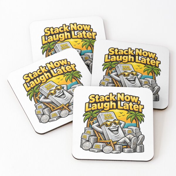 Item preview, Stack Now Laugh Later Silver Investing Stacker Joke designed and sold by ArtDesignTp.
