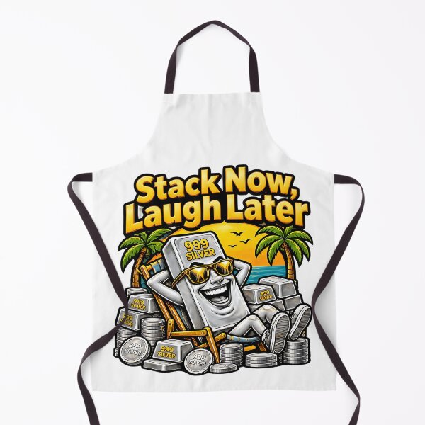 Item preview, Stack Now Laugh Later Silver Investing Stacker Joke designed and sold by ArtDesignTp.