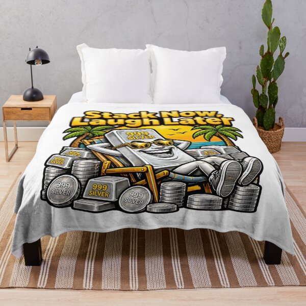 Item preview, Stack Now Laugh Later Silver Investing Stacker Joke designed and sold by ArtDesignTp.