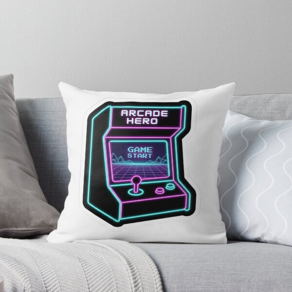 Item preview, Game Over Retro Arcade - Y2K Vaporwave Synthwave Gamer Sticker designed and sold by ravyin.