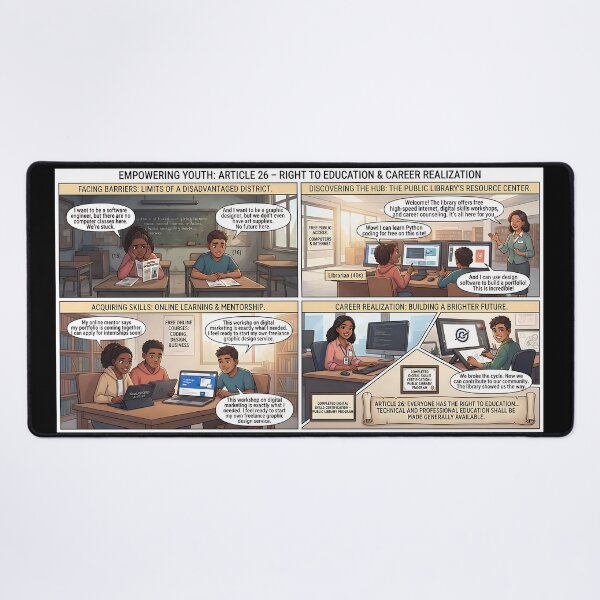 Item preview, Education and career opportunities for all through libraries designed and sold by Mianku | Für das Leben.