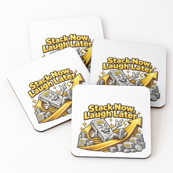 Item preview, Stack Now Laugh Later Funny Silver Stacking Investing designed and sold by ArtDesignTp.
