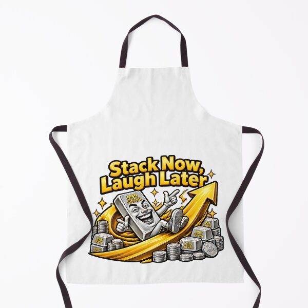 Item preview, Stack Now Laugh Later Funny Silver Stacking Investing designed and sold by ArtDesignTp.