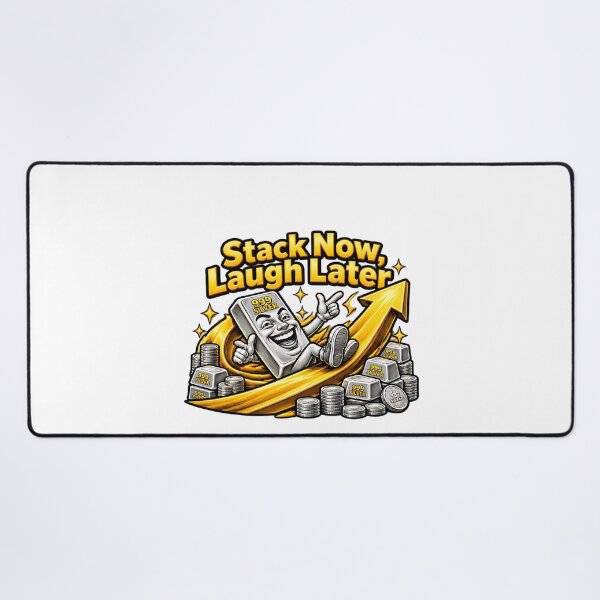 Item preview, Stack Now Laugh Later Funny Silver Stacking Investing designed and sold by ArtDesignTp.