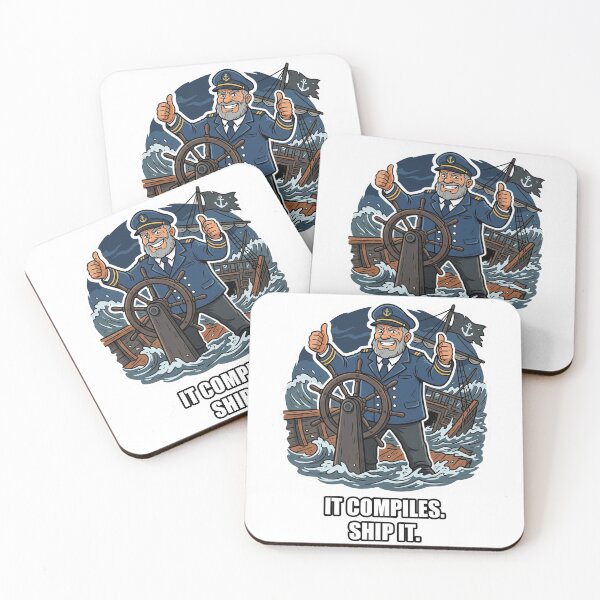 Item preview, It Compiles Ship It Sticker | Funny Release Deployment Meme | Programmer Gift designed and sold by YNAMREG.