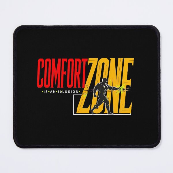 Item preview, Comfort Zone Is an Illusion – Mental Toughness Quote, Personal Growth Mindset, Push Your Limits Motivation, Discipline and Resilience, Athletic Mindset, Self Improvement Gift designed and sold by Typologystudios.