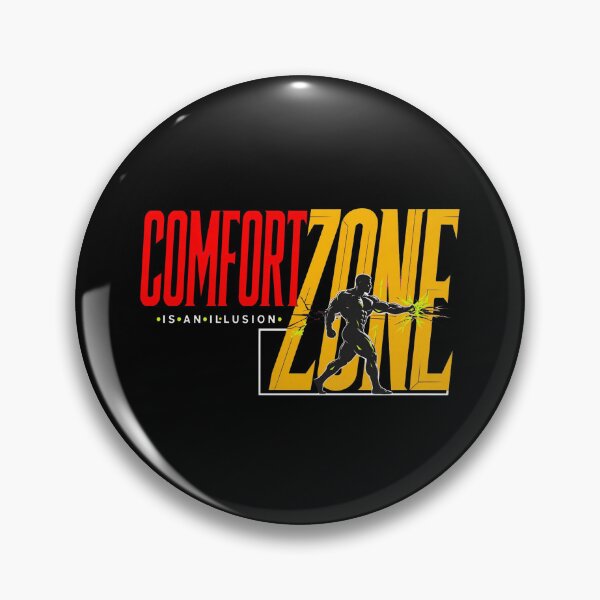 Item preview, Comfort Zone Is an Illusion – Mental Toughness Quote, Personal Growth Mindset, Push Your Limits Motivation, Discipline and Resilience, Athletic Mindset, Self Improvement Gift designed and sold by Typologystudios.