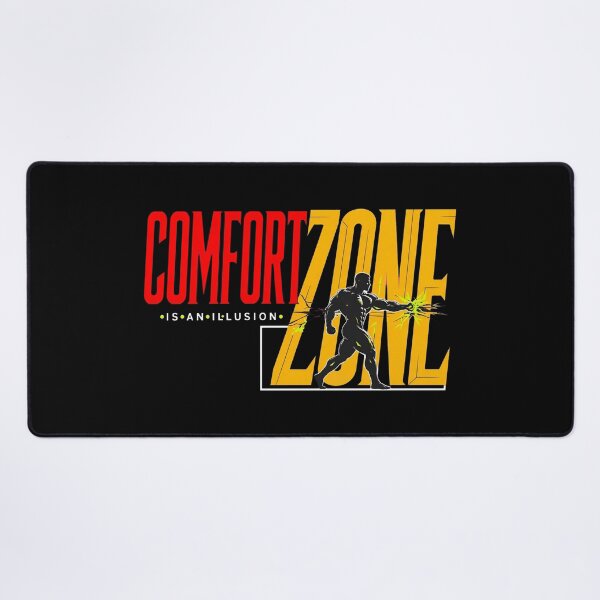Item preview, Comfort Zone Is an Illusion – Mental Toughness Quote, Personal Growth Mindset, Push Your Limits Motivation, Discipline and Resilience, Athletic Mindset, Self Improvement Gift designed and sold by Typologystudios.
