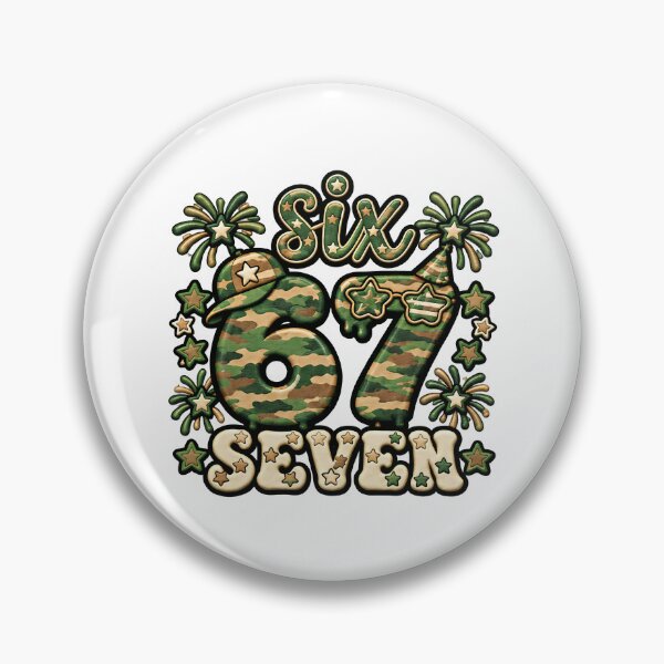 Item preview, Six Seven 67 Patriotic Funny 4th of July American Flag designed and sold by ArtDesignTp.