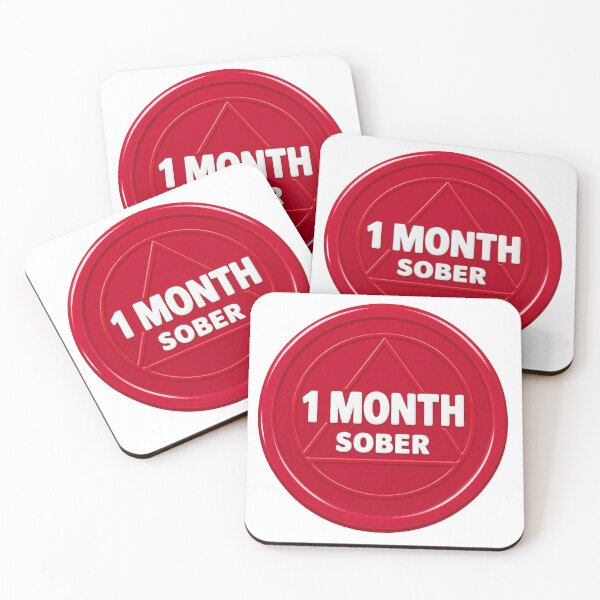 Item preview, 1 Month Sober – Sobriety Chip Milestone Gift designed and sold by TodayIWokeUp.