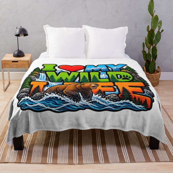 Item preview, I Love My Wild Life Wildlife Nature Enthusiast Artwork designed and sold by ArtDesignTp.