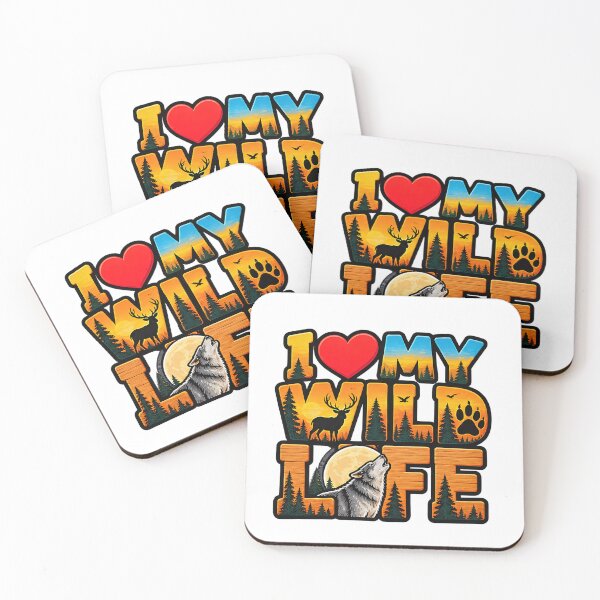 Item preview, I Love My Wild Life Nature Wildlife Appreciation Art designed and sold by ArtDesignTp.