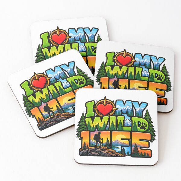 Item preview, I Love My Wild Life Wildlife Lover Nature Inspired Art designed and sold by ArtDesignTp.