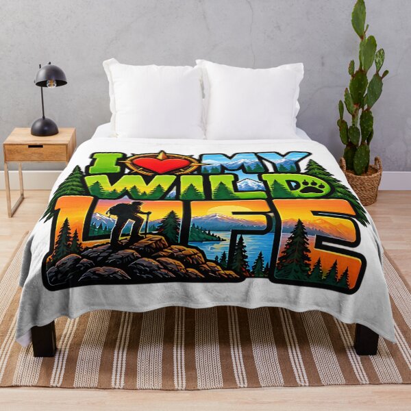 Item preview, I Love My Wild Life Wildlife Lover Nature Inspired Art designed and sold by ArtDesignTp.