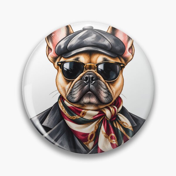 Item preview, Cool Stylish French Bulldog Sunglasses Vintage Art designed and sold by artCreativeColony.