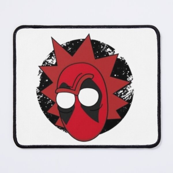 Item preview, Red Masked Spiky Face Emblem designed and sold by WATEKE.