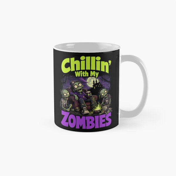 Item preview, Chillin With My Zombies Funny Squad Halloween Gift designed and sold by Say It With Ink.