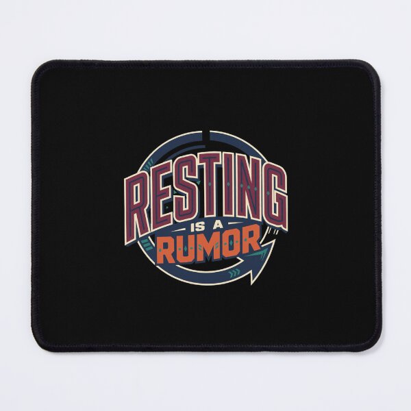 Item preview, Resting Is a Rumor – Funny Gym Motivation Quote, No Days Off Humor, Workout Dedication, Iron Addict Saying, Hardcore Fitness Lifestyle, Training Mentality, Gift for Gym Rats designed and sold by Typologystudios.