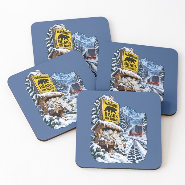 Item preview, Winter Pass Trucker & Warning Bears designed and sold by NomadForge.