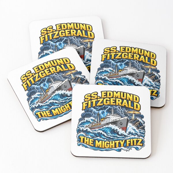Item preview, The Mighty Fitz SS Edmund Fitzgerald Maritime Legend designed and sold by ArtDesignTp.