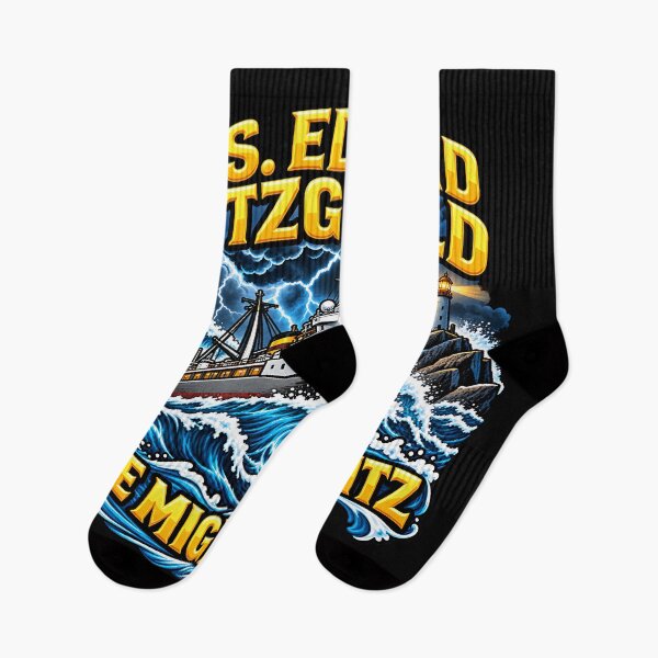 Item preview, The Mighty Fitz SS Edmund Fitzgerald Maritime Legend designed and sold by ArtDesignTp.