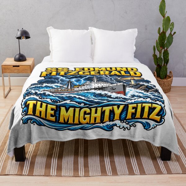 Item preview, The Mighty Fitz SS Edmund Fitzgerald Maritime Legend designed and sold by ArtDesignTp.