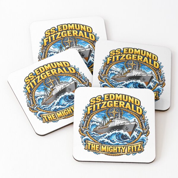 Item preview, SS Edmund Fitzgerald Mighty Fitz Great Lakes History designed and sold by ArtDesignTp.