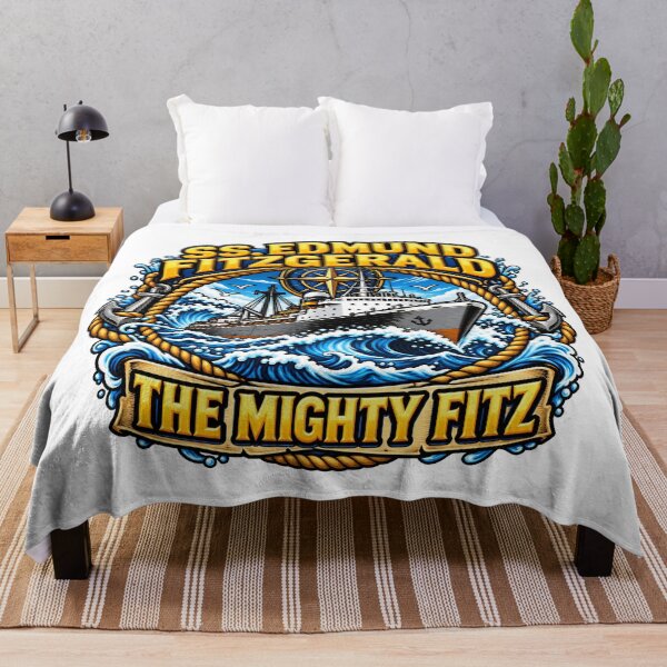 Item preview, SS Edmund Fitzgerald Mighty Fitz Great Lakes History designed and sold by ArtDesignTp.