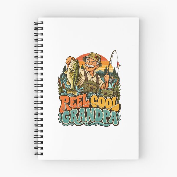 Item preview, Reel Cool Grandpa Vintage Fishing Bass Fisherman Gift designed and sold by urbinet.