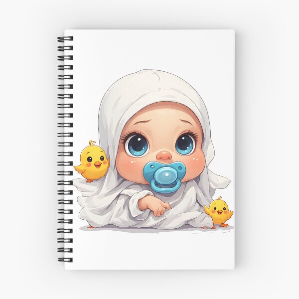 Item preview, Adorable Baby with Pacifier and Cute Little Duckling designed and sold by Print_This_Out.
